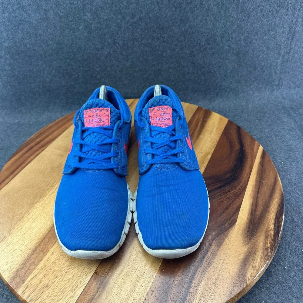 Nike Stefan Janoski Max Game Royal Hyper Punch Men's Sz 9.5 Shoes 631303-461